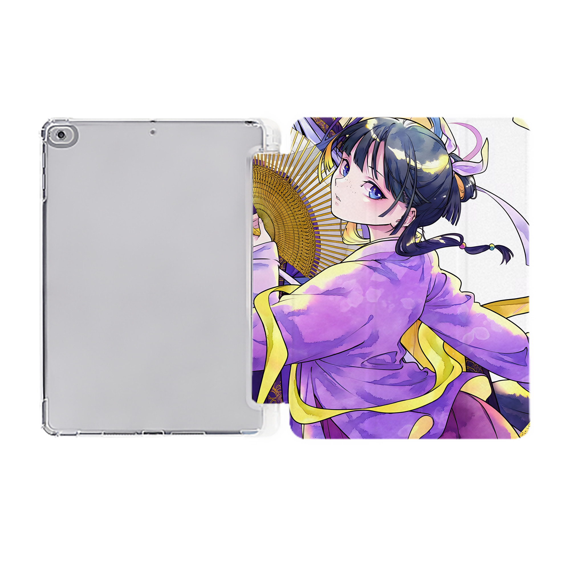 （画像用） 薬屋のひとりごと The Apothecary Diaries IPad ケース ペン収納付き 三つ折りスタンド PUレザー×シリコン 対応機種9.5/10.5/10.9インチ